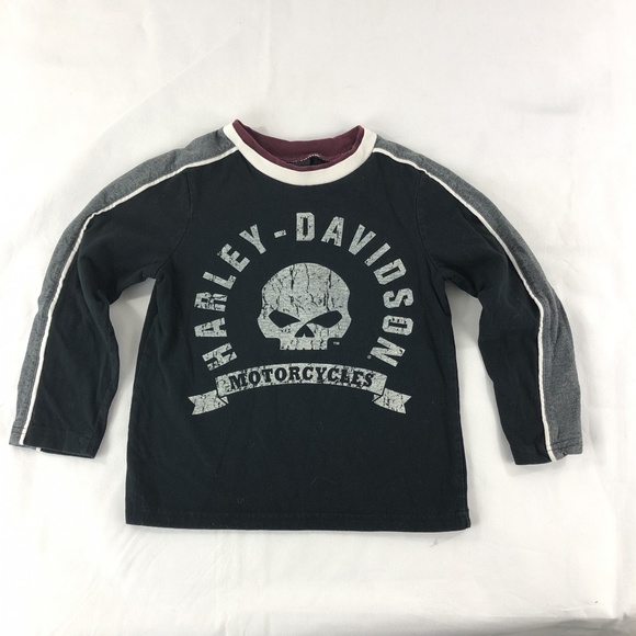 Harley Davidson Motorcycles Long Tee Kids 6 - Picture 1 of 5